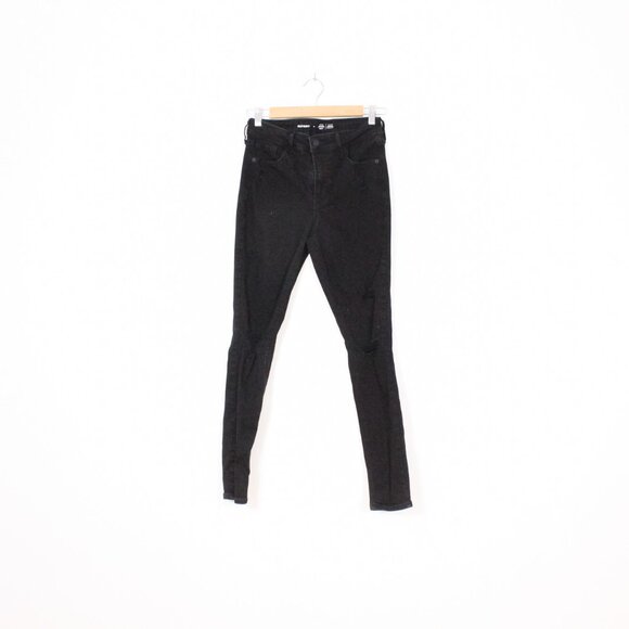 *Old Navy Mid-Rise Rockstar Super-Skinny Black Jeans - Picture 5 of 8